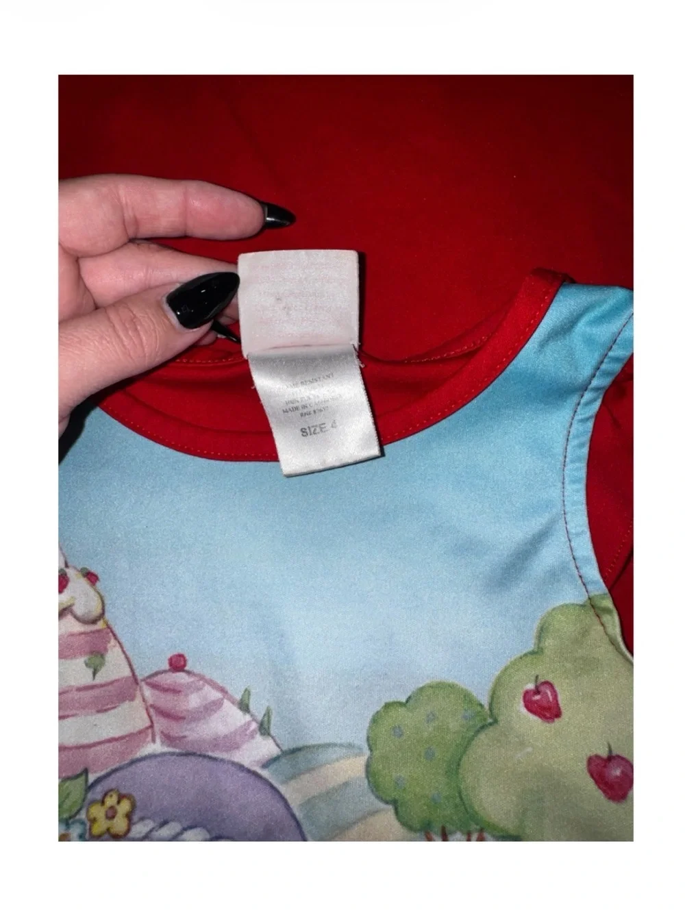 Vintage Strawberry Shortcake Girls Nightgown